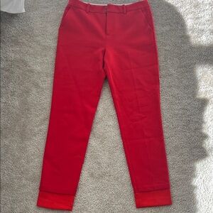 J Brand Bold Red Pants